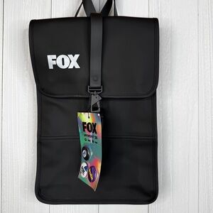 Rains FOX Black Laptop Backpack